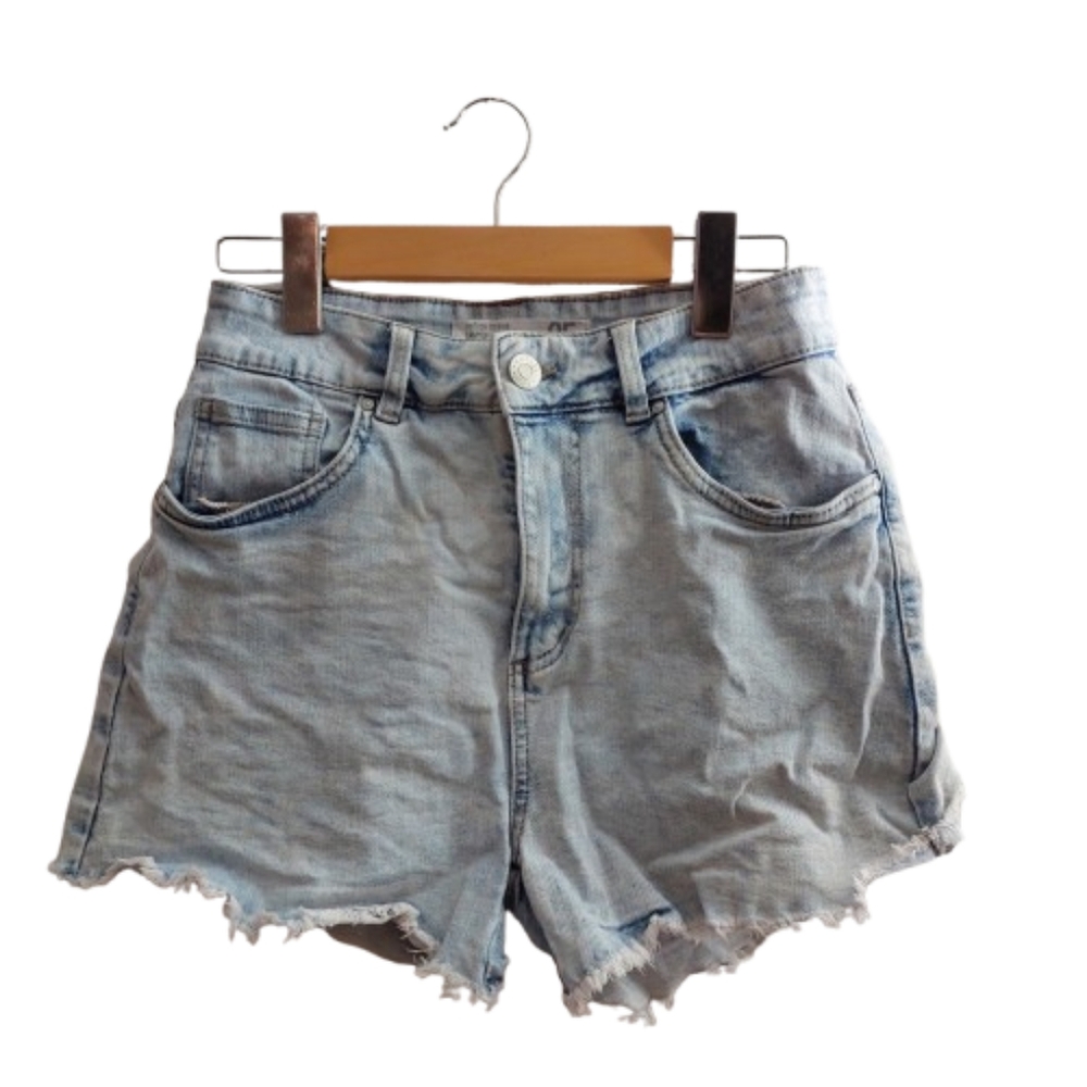 Light Blue Jean Shorts High Rise Size XS